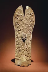 Palma mit skelettiertem Kopf, Mexiko